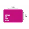 Focus on the good - Roze - Simple Placemat vinyl groot -specs