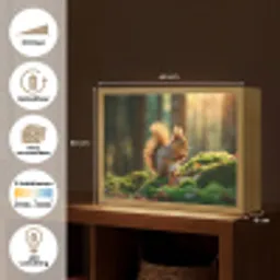Eekhoorn - Nootje - Gras Light Box met batterij (Wandlamp) middel -USP_websiteoverzichtNL