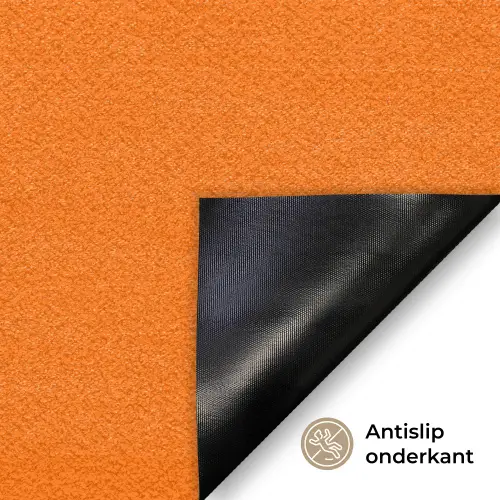 Oranje - Blauw - Go get that dream Deurmat klein -antislip_NL