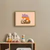 Luiaard - Vos - Kat - Slaperig Light Box met batterij (Wandlamp kind) middel -sfeer2_kind