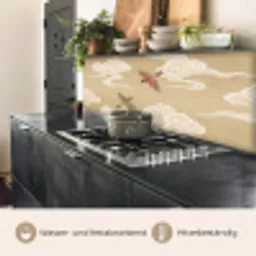Vogels - Vliegen - Beige keuken achterwand 2 middel -usp_DE