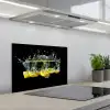 Citroen - Fruit - Geel - Stilleven - Water keuken achterwand spatscherm klein -3d_schuin