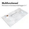 Lichtgrijs - Betonstructuur - Subtiel Muismat XXL klein 681 -sfeer4