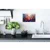 Bloemen - Botanisch - Kunst - Roze - Natuur Muursticker klein -keuken