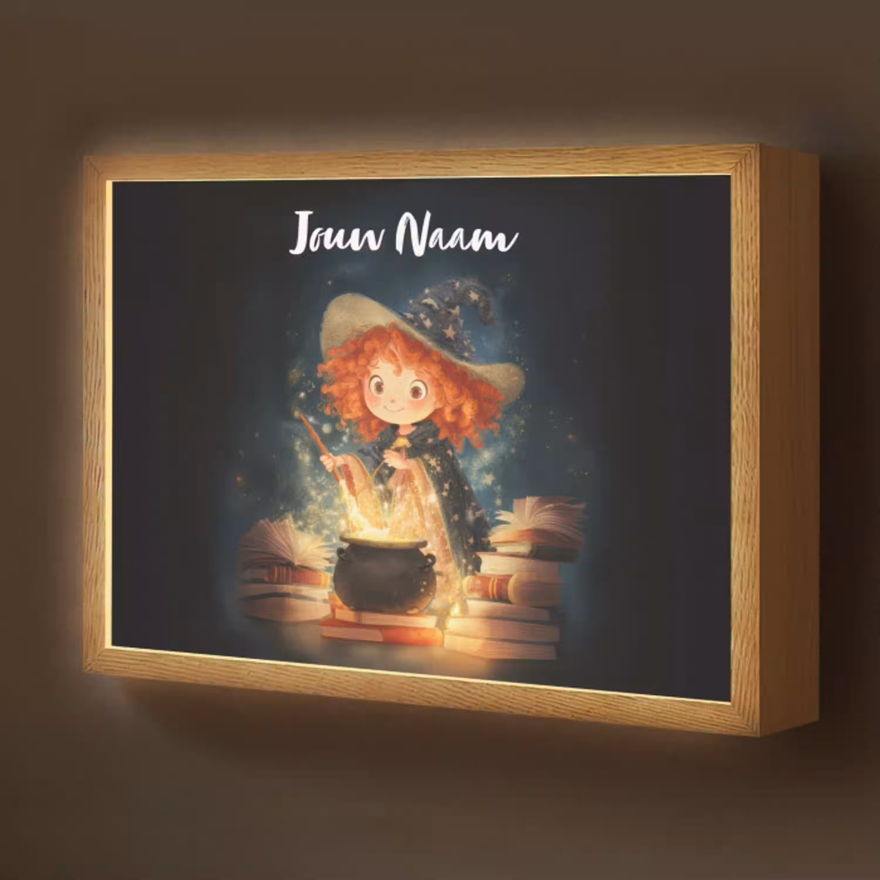 Tovenares - Meisje - Boeken - Toveren Light Box met batterij (Wandlamp kind) middel -z3d_website