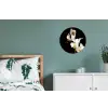 Orchidee - Bloemen - Planten - Botanisch Wandcirkel aluminium klein -slaapkamer