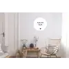 Quotes - Pluk het geluk - Spreuken Wandcirkel aluminium klein -woonkamer