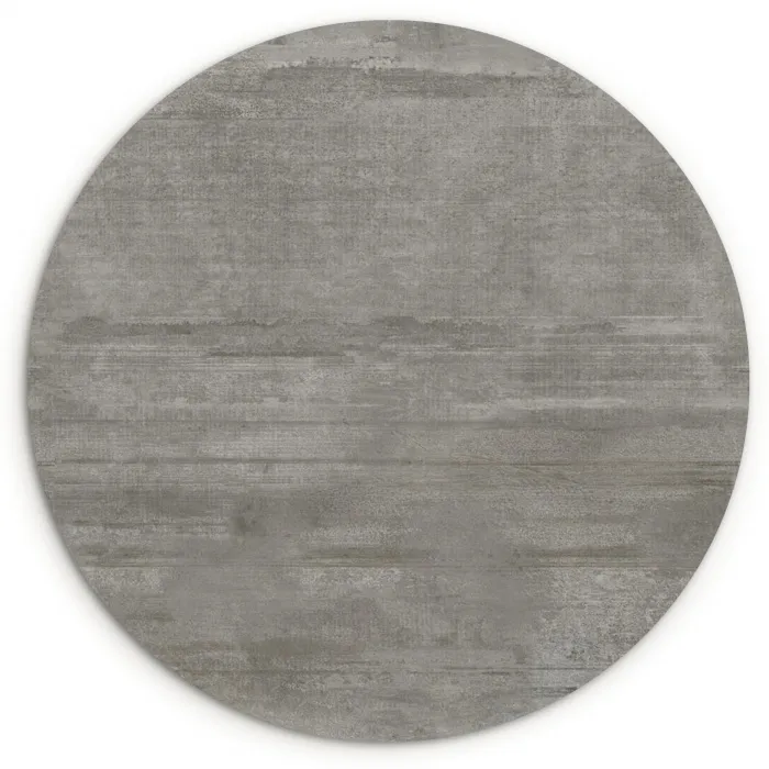 Patroon - Beton - Grijs Wandcirkel kunststof plaat 5mm dik klein 188 -3d