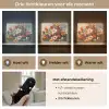 Vrolijk boeket - Dynamisch - Subtiele kleurspatten Light Box met batterij (Wandlamp) middel -USP_lichtkleurNL