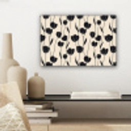 Tulpen - Patroon - Zwart canvas 2cm klein 34 -sfeer6
