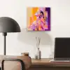 Abstract - Portret - Vrouw - Kleurrijk aluminium wit klein -sfeer5