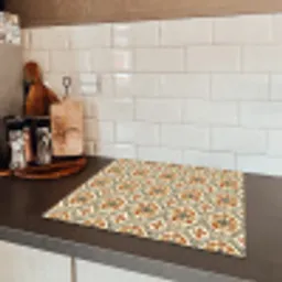 Elegant - Antiek - Kleurrijk Inductie beschermer vinyl 3mm middel 274 -sfeer3