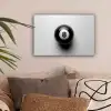 Biljartbal - Getal - Acht - Wit canvas 2cm klein -sfeer1