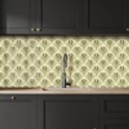 Klassiek - Waaier - Groen keuken achterwand 2 middel 871 -sfeer1