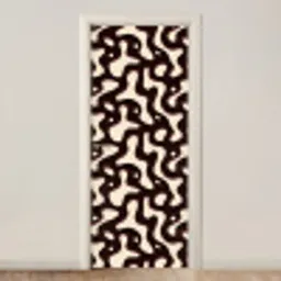 Organisch - Krachtig - Bruin deurposter klein 289 -3d_beige