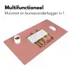 Illustratie - Bankje - Personen - Minimalistisch Muismat XXL klein -sfeer4
