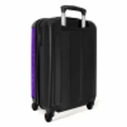 Paars slangenhuid met symmetrische schubstructuur NBS - Handbagage koffer - Volwassenen Unisex middel -achterkant