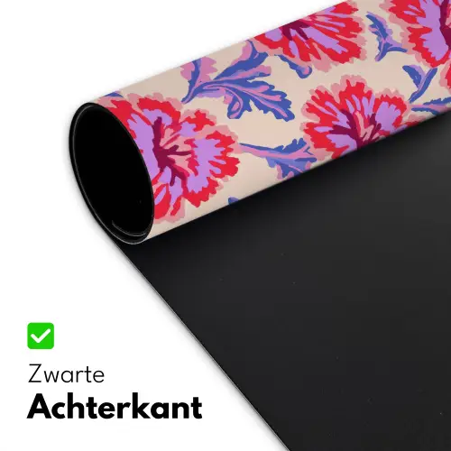 Bloemen - Patroon - Meerkleurig Muismat XXL klein 681 -sfeer2