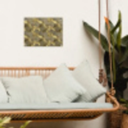 Modern - Geometrisch - Goud tuinposter los doek klein 239 -sfeer7
