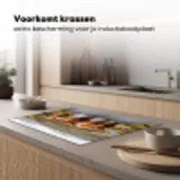 Schotse Hooglanders - Weg - Landschap - Kudde Inductie beschermer vinyl 3mm klein -sfeer1