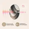 Abstract - Golven - Zwart - Verweerd Akoestische PET Vilt - Rond klein -USP_NL
