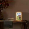 Koe - Weide - Bloemen Light Box met kabel (Tafellamp) klein -sfeer4