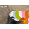Abstract - Vormen - Roze Placemat vinyl groot -closeup