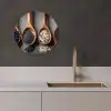 Houten - Lepels - Rijst - Zaden KitchenYeah - Keuken - Wandcirkel Forex klein -sfeer1