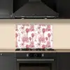 Jungle - Natuur - Rood keuken achterwand spatscherm klein 900 -sfeer1
