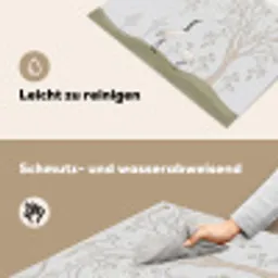 Minimalistisch - Kraanvogels - Blauw Inductie beschemer met haakjes klein -ky-schoon-de