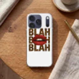 Lip - Rood - Quote Telefoonhoesje iPhone 17 Pro klein -sfeer1