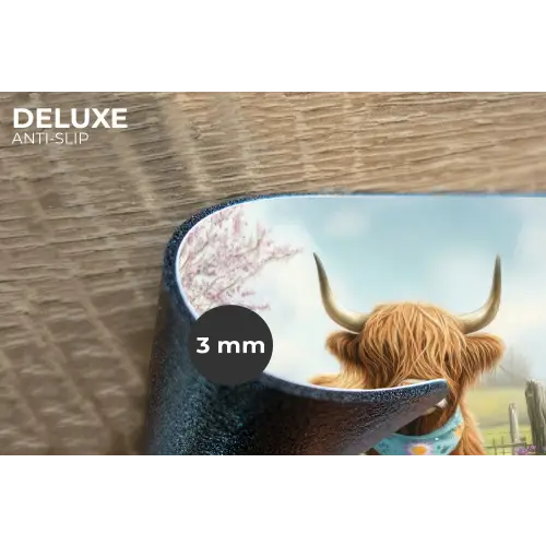 Schotsehooglanders - Paaseieren - Lente Placemat vinyl groot -closeup