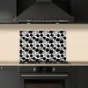 Bloemen -  Patroon - Decoratief keuken achterwand spatscherm klein 900 -sfeer1