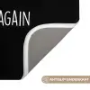 Quotes - Would poop here again - Humor - Zwart - Spreuk WCmat klein -USP_AntislipNL
