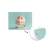 Slagroom - Taart - Blauw - Eten fotobehang vinyl groot -3d