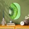 Kiwi - Groen - Fris Wandcirkel Ovaal Forex klein -sfeer2