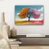 Boom - Kleurrijk - Natuur - Levensboom canvas 2cm klein -sfeer6