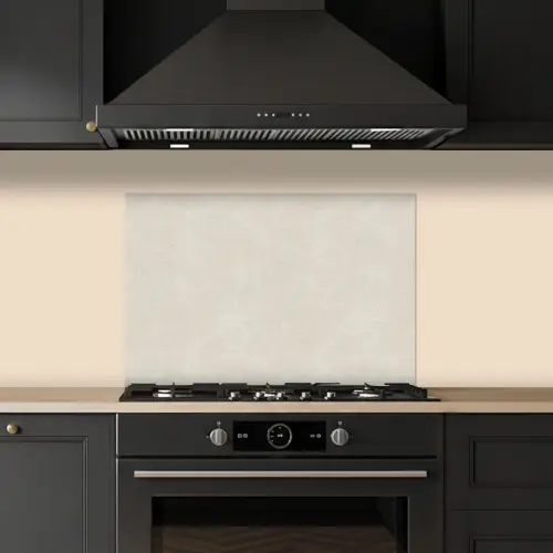 Zandkleurig - Modern - Egaal keuken achterwand spatscherm klein 900 -sfeer1