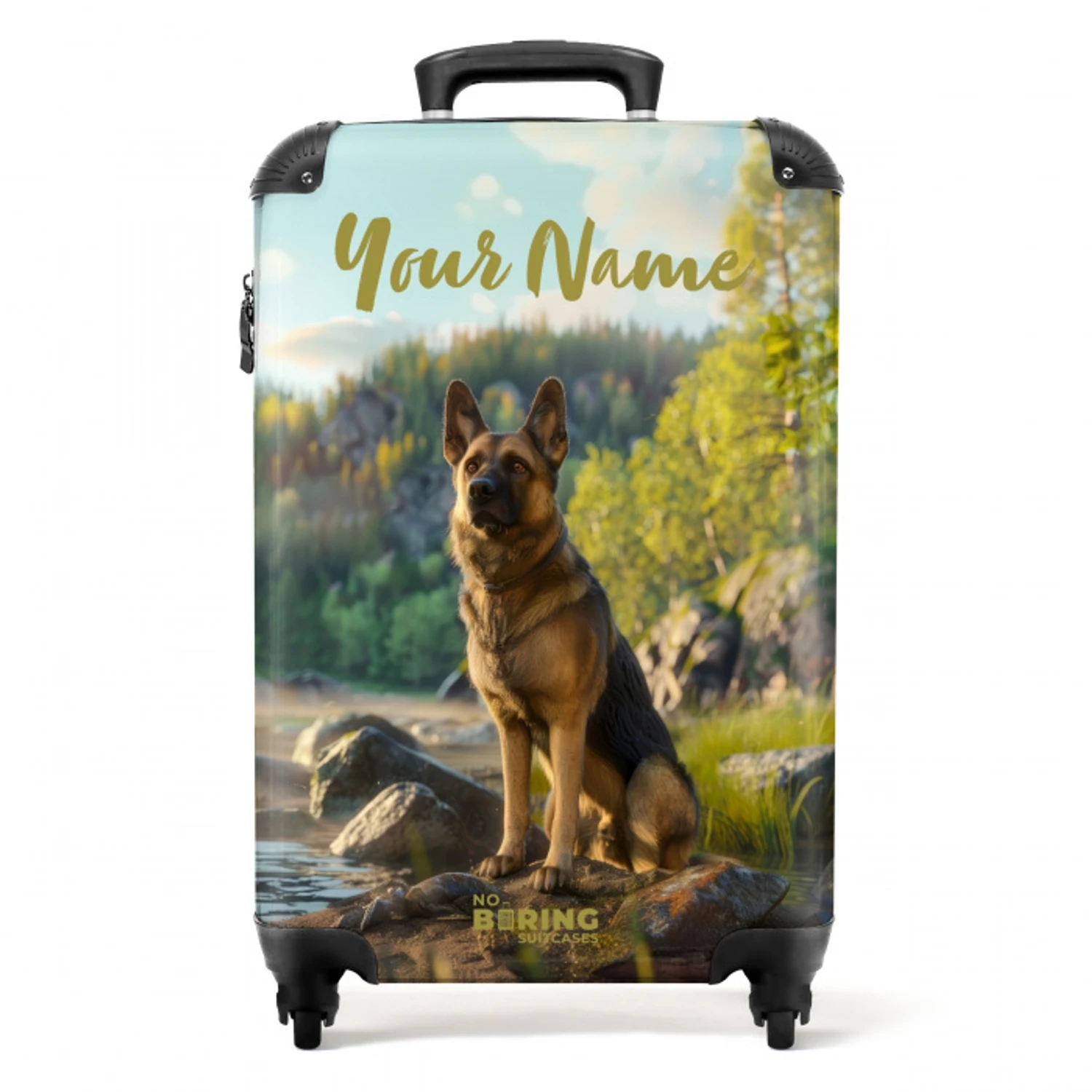 Hessel herder NBS - Handbagage koffer - Kinderen Unisex middel -productfoto_recht