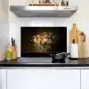 Glazen - Bloemen - Boeket - Kleuren Inductie beschemer met haakjes klein -sfeer2