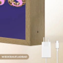 Badass - Panterpint - Schaduw - Roze Light Box met batterij (Wandlamp) middel -USP_websiteoplaadbaarDE