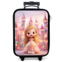 Prinses - Roze - Kasteel Kinderkoffer - Zwart klein -zzz_website3d