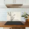 Japandi - Bamboe - Beige keuken achterwand spatscherm klein -sfeer2