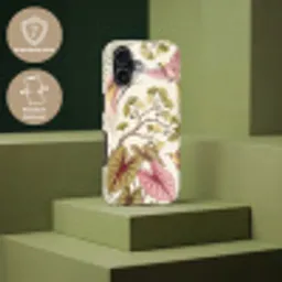 Vogels - Tropisch - Botanisch - Roze Toughcase MagSafe Apple iPhone 17 klein -USP_PrintM_NL