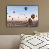Luchtballonnen - Rotsen - Zonsopgang canvas 2cm klein -sfeer3