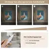 Vuurtoren - Rots - Zee - Golven Light Box met kabel (Tafellamp) klein -USP_dimbaarNL