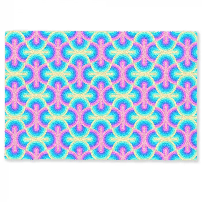 Regenboog - Neon - Kleuren Deurmat klein 898 -zkaufland3d