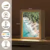 Tropisch - Strand - Water - Palmbomen Light Box met kabel (Tafellamp) klein -USP_NL