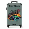 Auto in spookstad NBS - Handbagage koffer - Kinderen Unisex middel -productfoto_recht