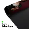 Koffie - Vrouw - Middelvinger Muismat XXL klein -sfeer2